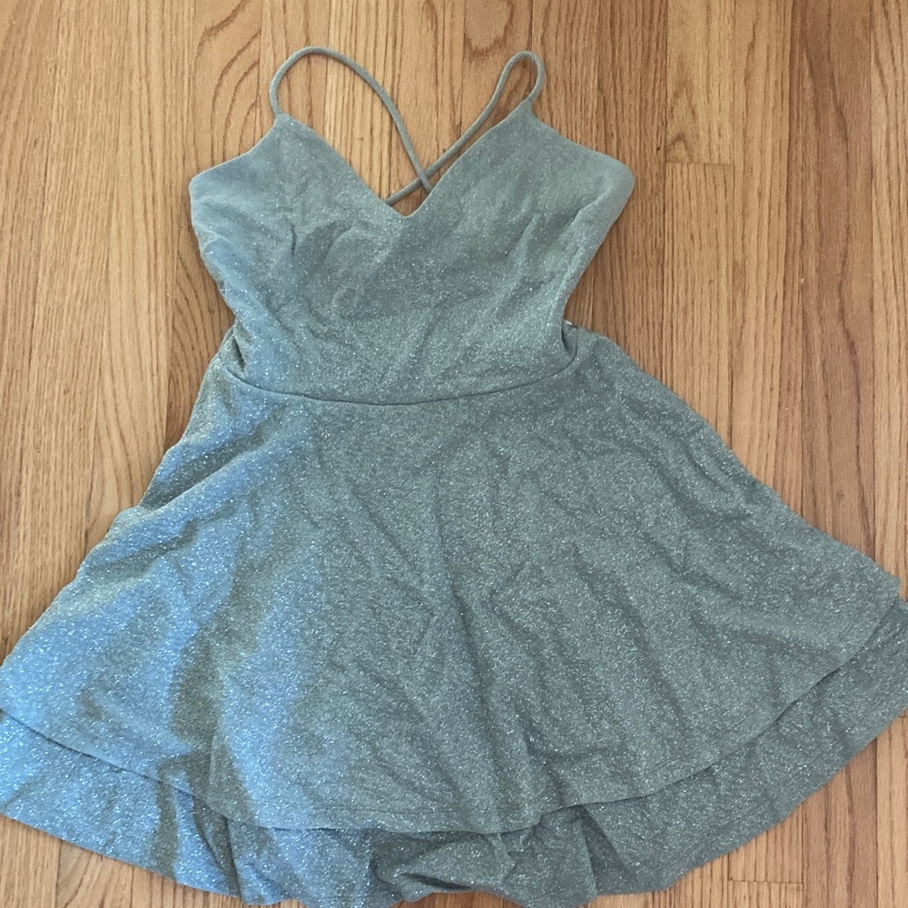 Windsor Sparkling Green Mini Dress